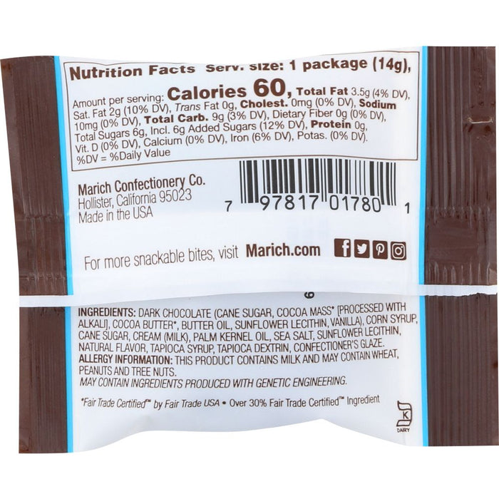 MARICH: Dark Chocolate Sea Salt Caramels, 50 pc
