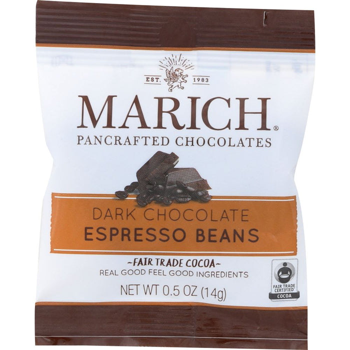 MARICH: Dark Chocolate Espresso Beans, 50 pc