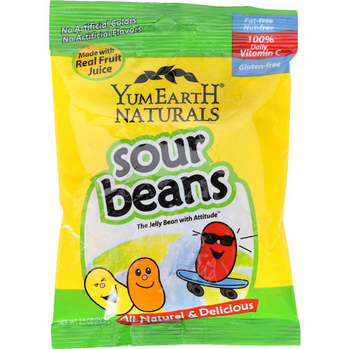 YUMEARTH: Sour Beans, 2.5 oz