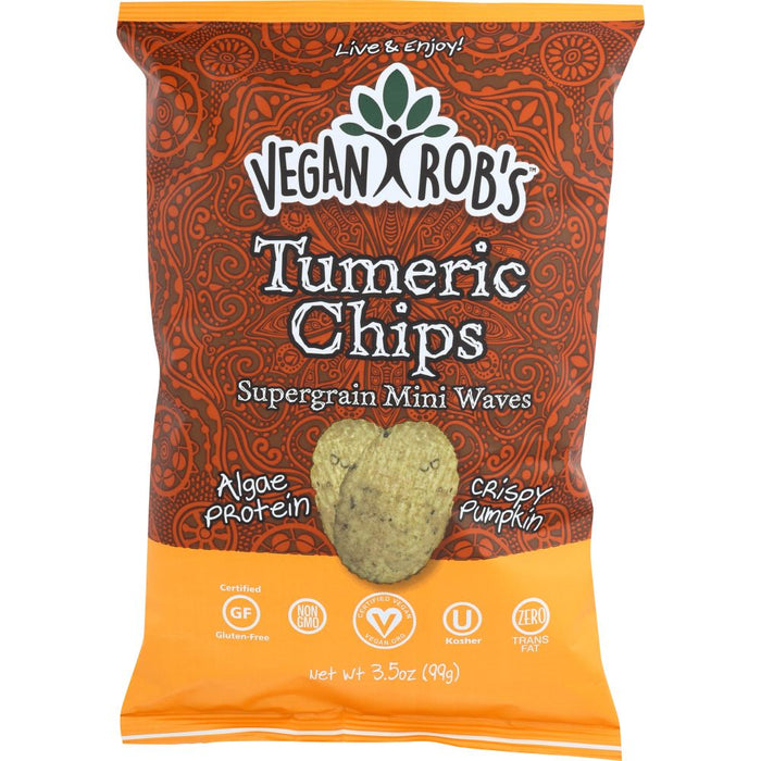 VEGANROBS: Tumeric Chips, 3.5 oz
