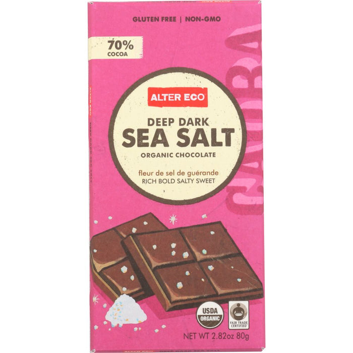 ALTER ECO: Chocolate Organic Deep Dark Sea Salt, 2.82 oz