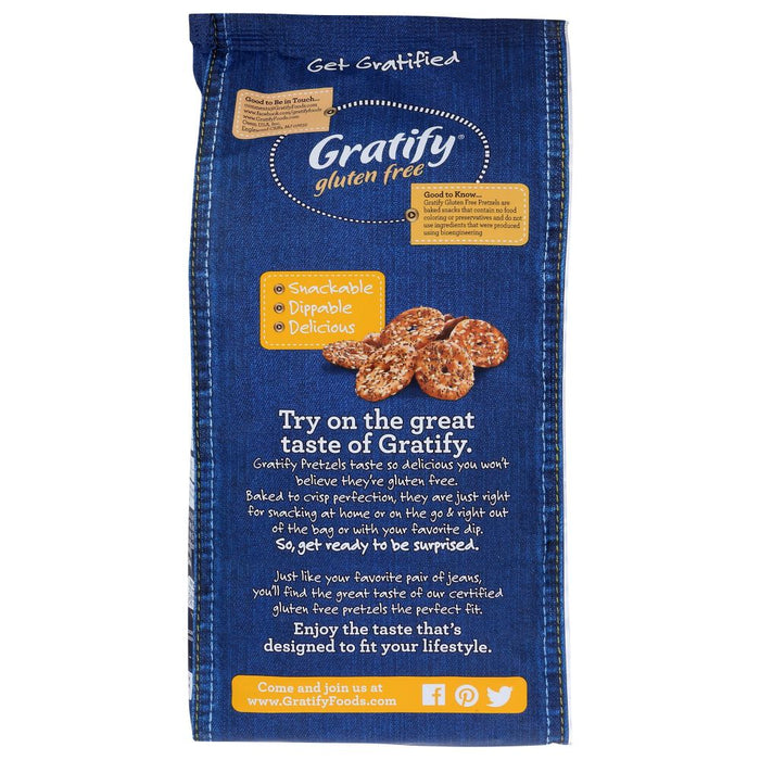 GRATIFY: Pretzel Everything Thins Gluten Free, 10.5 oz
