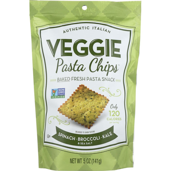 VINTAGE: Chip Pasta Green Veggie, 5 oz