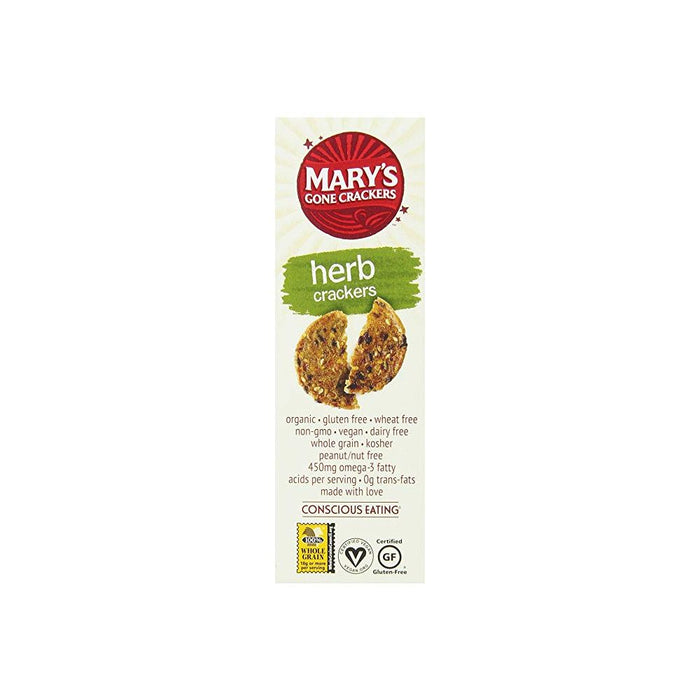 MARYS GONE CRACKERS: Cracker TH Garlic Rosemary Gluten Free, 5 oz