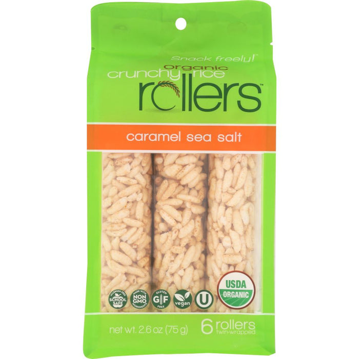 BAMBOO LANE: Crunchy Rice Rollers Organic Caramel Sea Salt, 2.6 oz