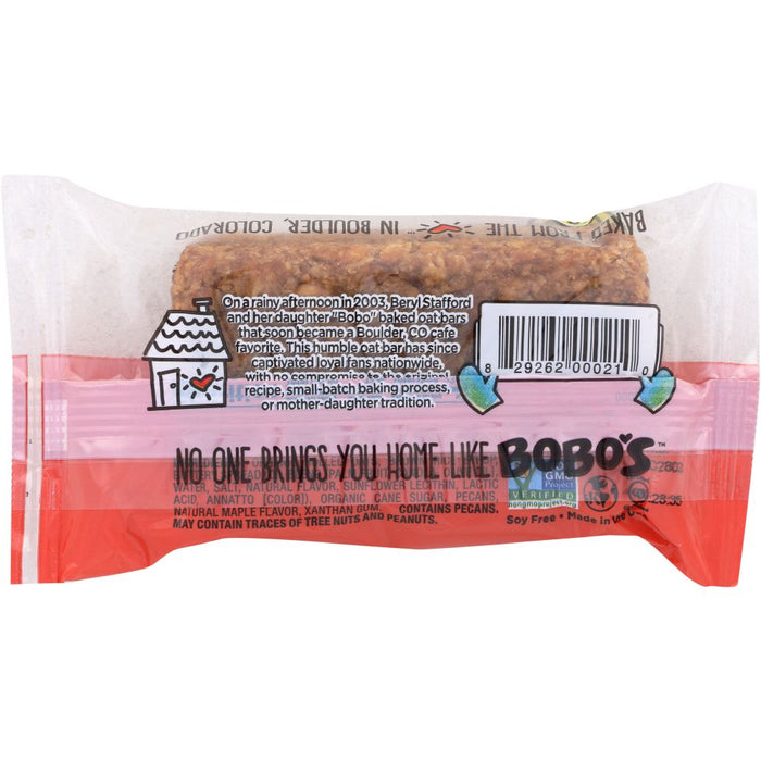 BOBO'S: Gluten Free Maple Pecan from Bobo's Oat Bars, 3 oz
