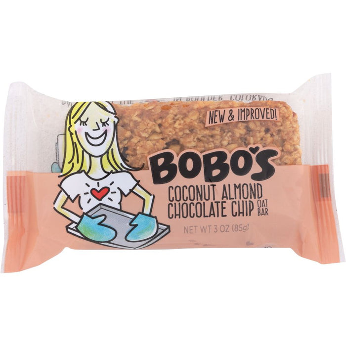 BOBOS OAT BARS: Gluten Free Chocolate Almond Oat Bar, 3 Oz