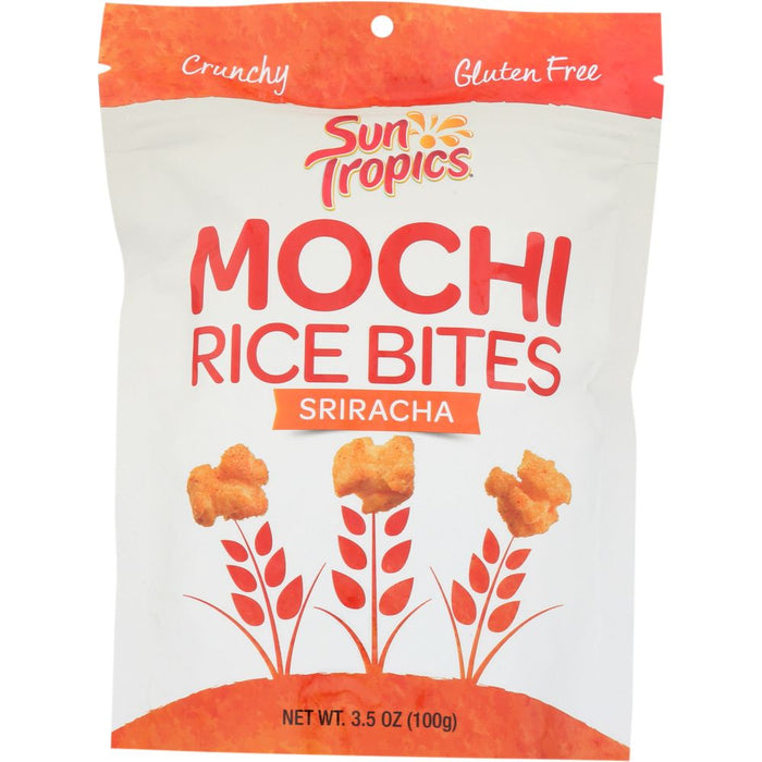 SUN TROPICS: Mochi Rice Bites Sriracha, 3.5 oz