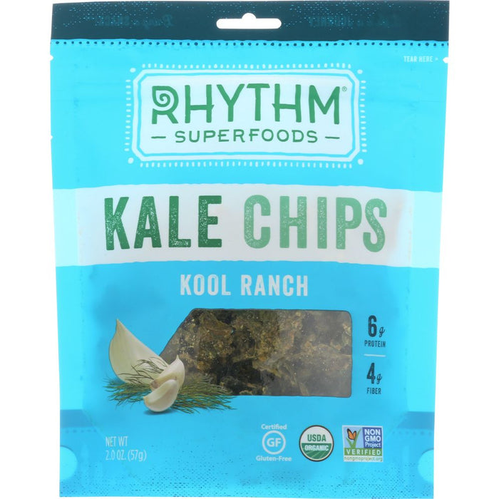 RHYTHM SUPERFOODS: Kale Chips Kool Ranch, 2 oz