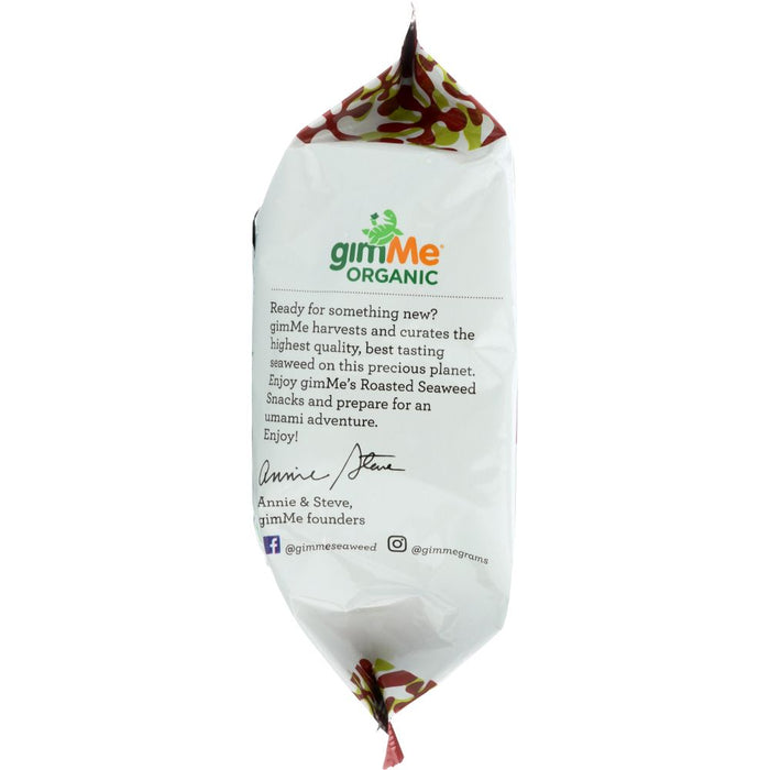 GIMME: Organic Roasted Seaweed Snacks Teriyaki, 0.35 oz