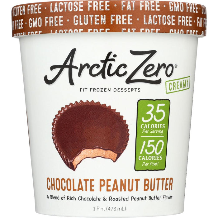 ARCTIC ZERO: Chocolate Peanut Butter Frozen Desserts, 16 oz