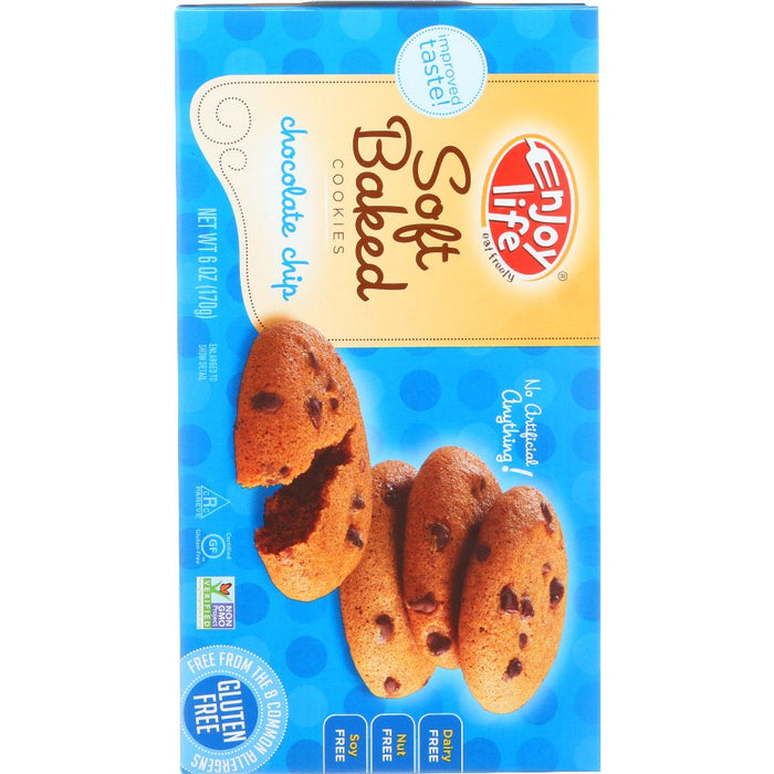 ENJOY LIFE: Soft Baked Cookies Chocolate Chip, 6 oz