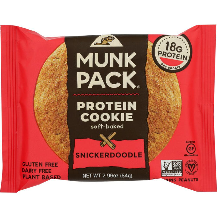 MUNK PACK: Snickerdoodle Protein Cookie, 2.96 oz