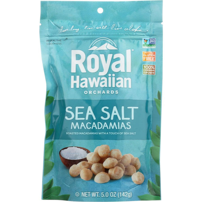 ROYAL HAWAIIAN ORCHARDS: Sea Salt Macadamias, 4 oz