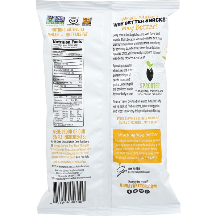 WAY BETTER SNACKS: Multi-Grain Tortilla Chip, 5.5 oz