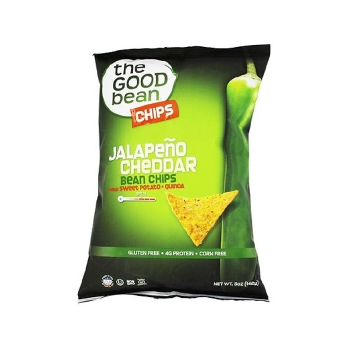 THE GOOD BEAN: Jalapeno Cheddar Bean Chips, 5 oz