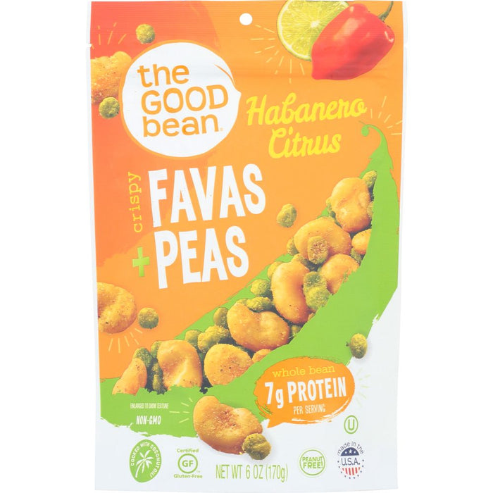 THE GOOD BEAN: Fava Beans Habanero Citrus, 6 oz