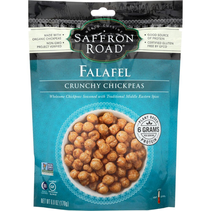 SAFFRON ROAD: Falafel Crunchy Chickpeas, 6 oz