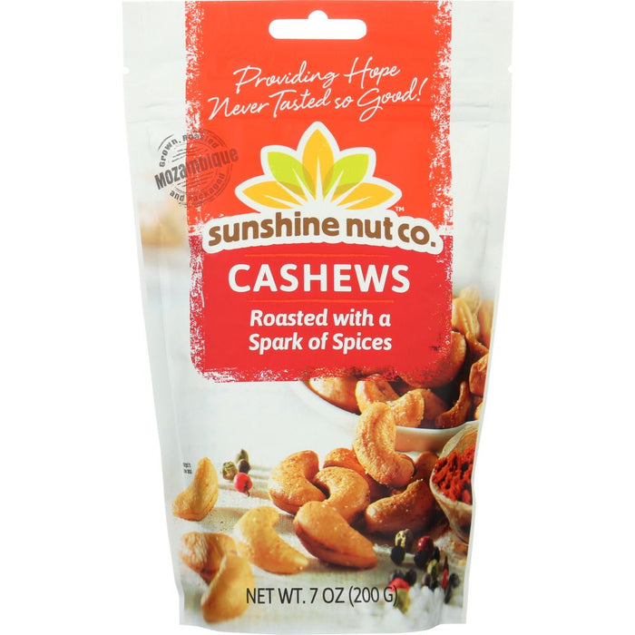 SUNSHINE NUT COMPANY: Cashews Roasted Spices, 7 oz