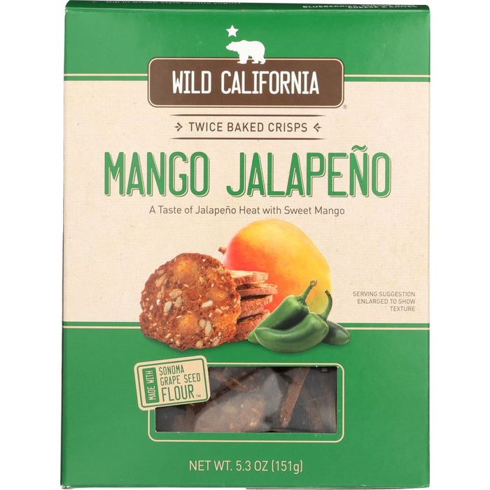 WILD CALIFORNIA: Mango Jalapeno Crisps, 5.3 oz