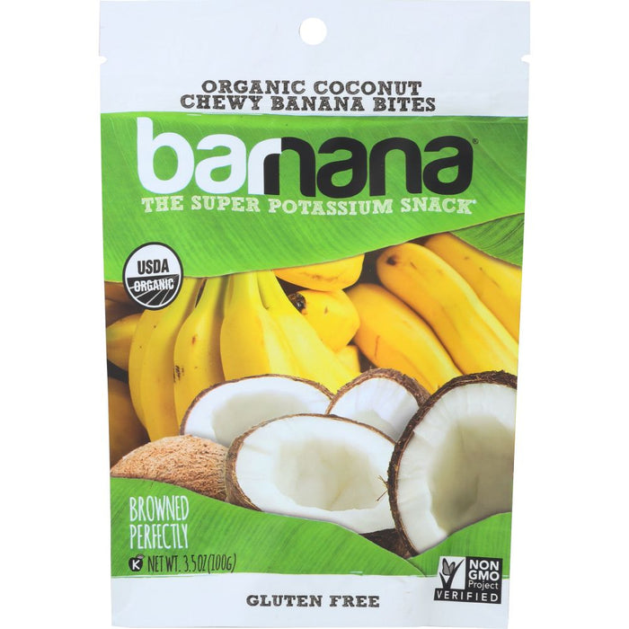 BARNANA: Organic Coconut Chewy Banana Bites, 3.5 oz