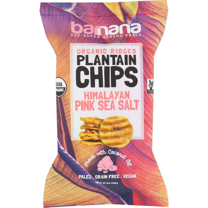 BARNANA: Himalayan Pink Sea Salt Plantain Chips, 5 oz