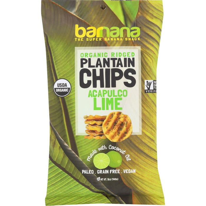 BARNANA: Acapulco Lime Plantain Chips, 5 oz