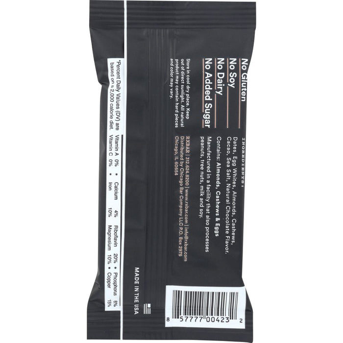 RXBAR: Bar Protein Chocolate Sea Salt, 1.8 oz