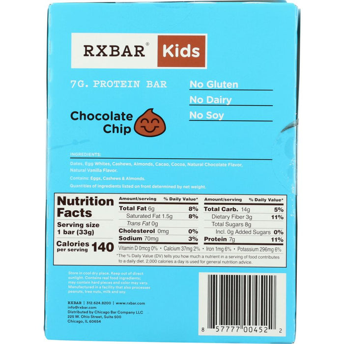 RXBAR: Bar Kids Chocolate Chip, 5 pack
