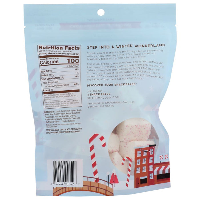 SMASHMALLOW: Marshmallow Candy Cane, 4.5 oz