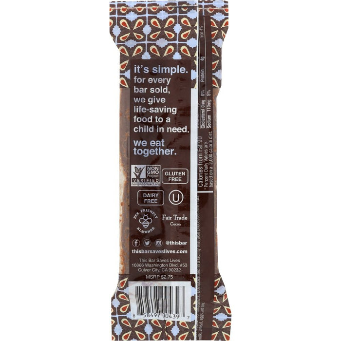 THIS BAR SAVES: Dark Chocolate Peanut Butter Granola Bar, 1.4 oz