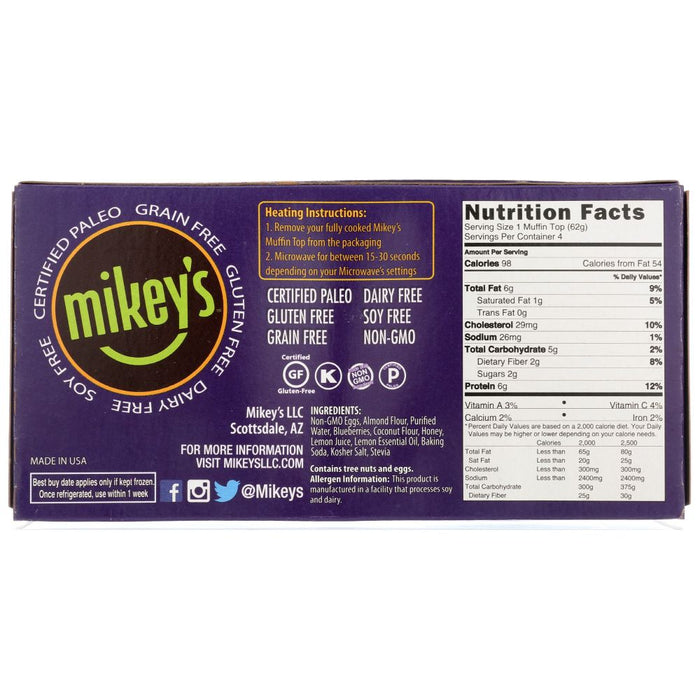 MIKEYS: Lemon Blueberry Muffin Tops, 8.8 oz