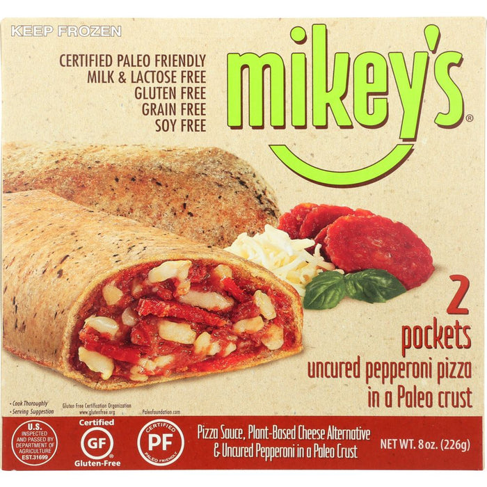 MIKEYS: Pizza Pockets Pepperoni, 8 oz