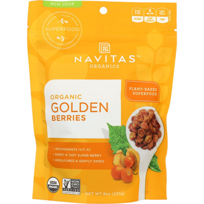 NAVITAS: Organic Golden Berries, 8 oz