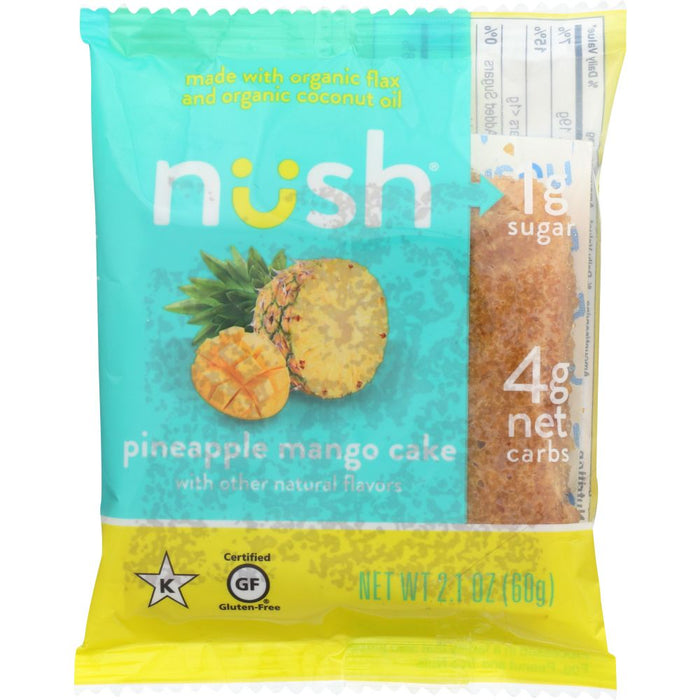 NUSH: Pineapple Mango Slice Cake, 2.1 oz