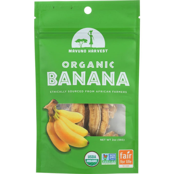MAVUNO HARVEST: Dried Fruit Organic Banana, 2 oz