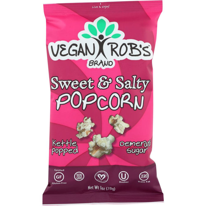 VEGANROBS: Sweet & Salty Popcorn, 1 oz
