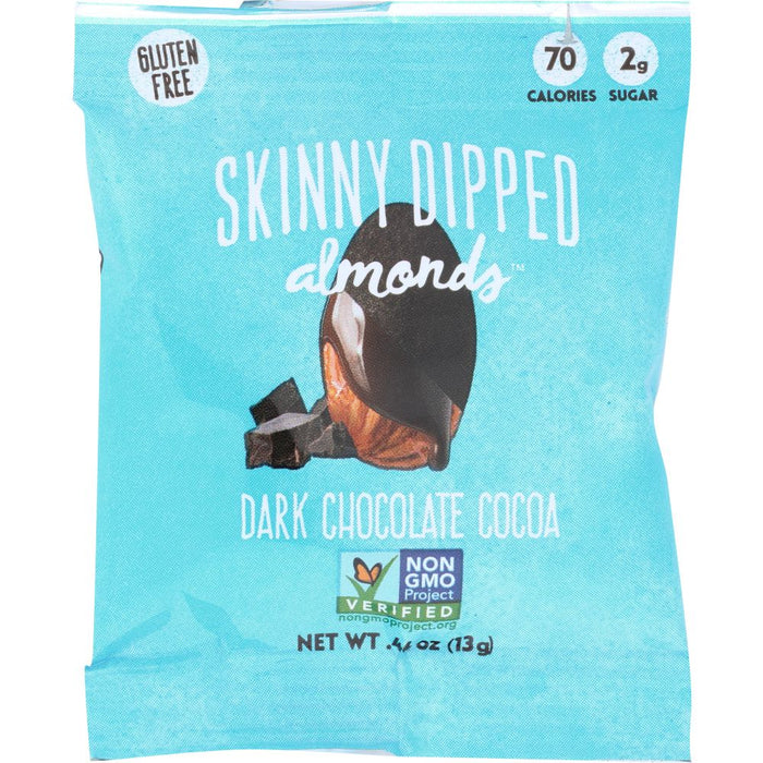 SKINNY DIPPED ALMONDS: Almonds Mini Cocoa Dipped, .46 oz