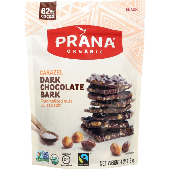 PRANA: Organic Caramelized Nuts Chocolate Bark, 4 oz