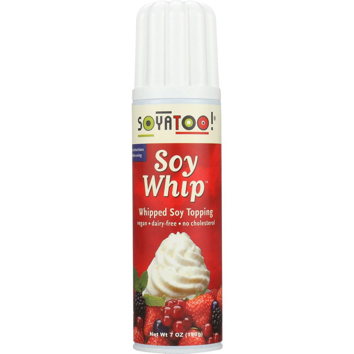 SOYATOO: Soy Whip Dessert Topping, 7 oz