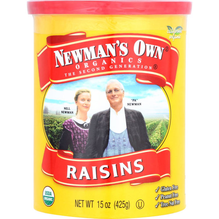 NEWMAN'S OWN: Organic California Raisins, 15 oz