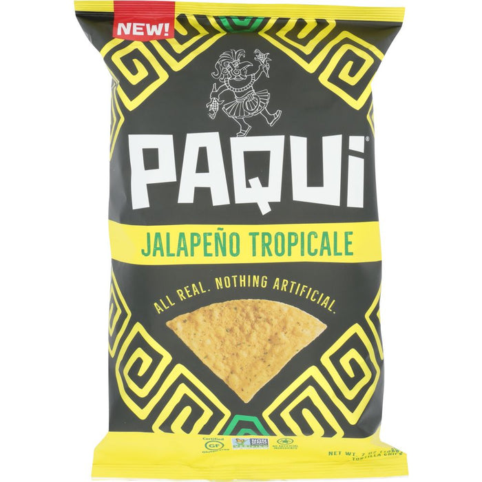 PAQUI: Tortilla Chips Jalapeno Tropicale, 7 oz