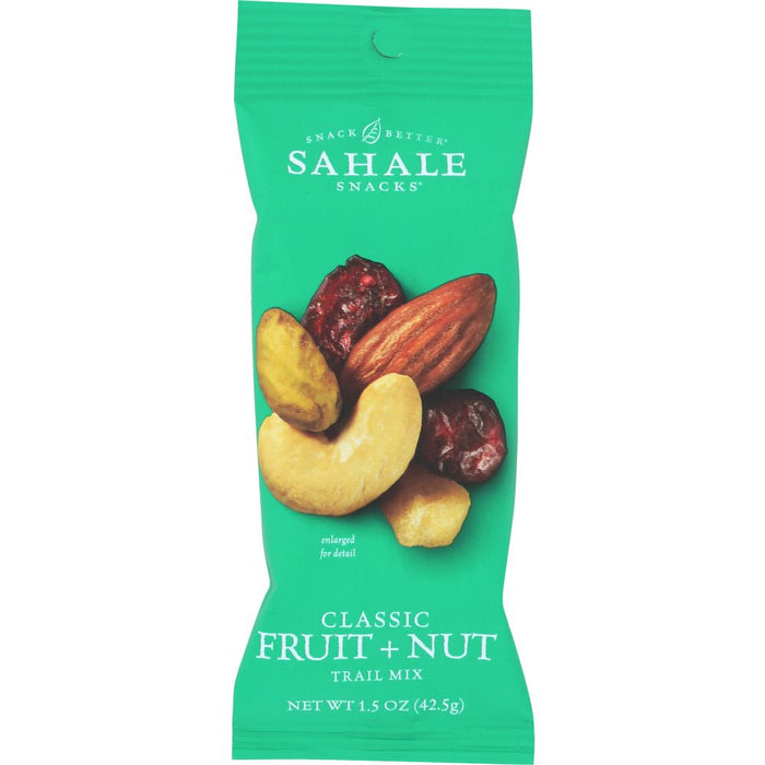 SAHALE SNACKS: Trail Mix Classic Fruit Nut, 1.5 oz
