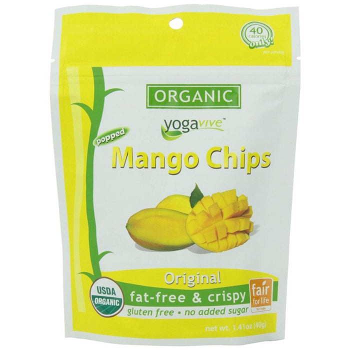 YOGAVIVE: Chip Mango Original Pack of 6, 8.46 oz