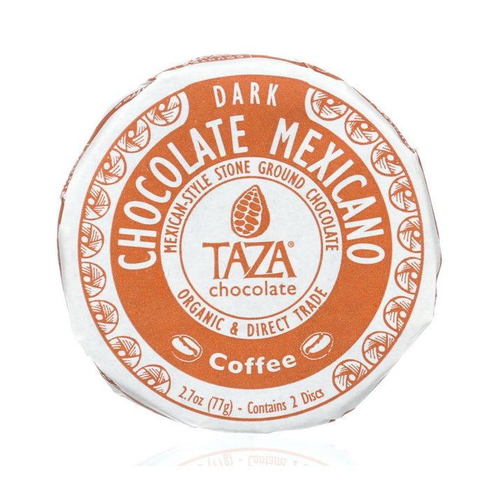 TAZA CHOCOLATE: Dark Chocolate Disc Mexicano, 2.7 oz