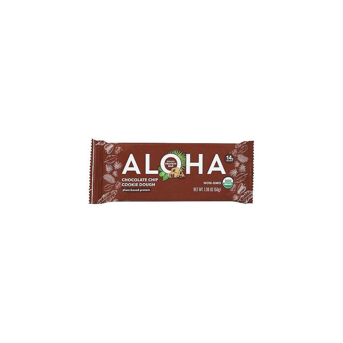 ALOHA: Bar Choc Chip Ckie Dgh, 1.9 oz