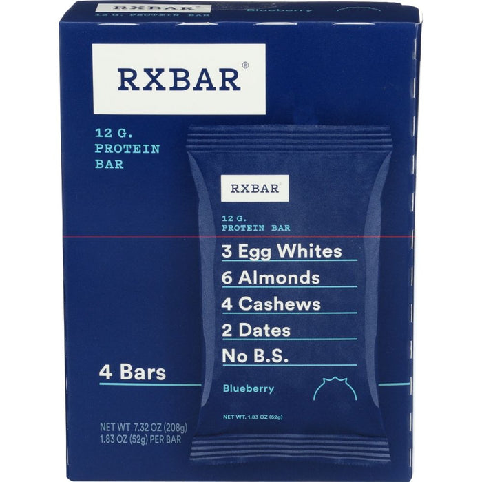 RXBAR: Blueberry Protein Bars, 4 pk