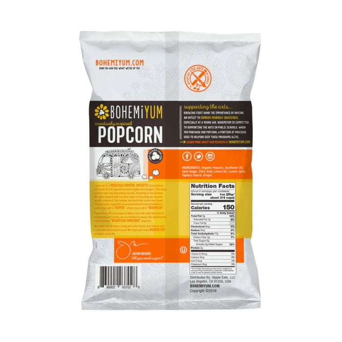 BOHEMIYUM: Lemon Zest Popcorn, 4.2 oz