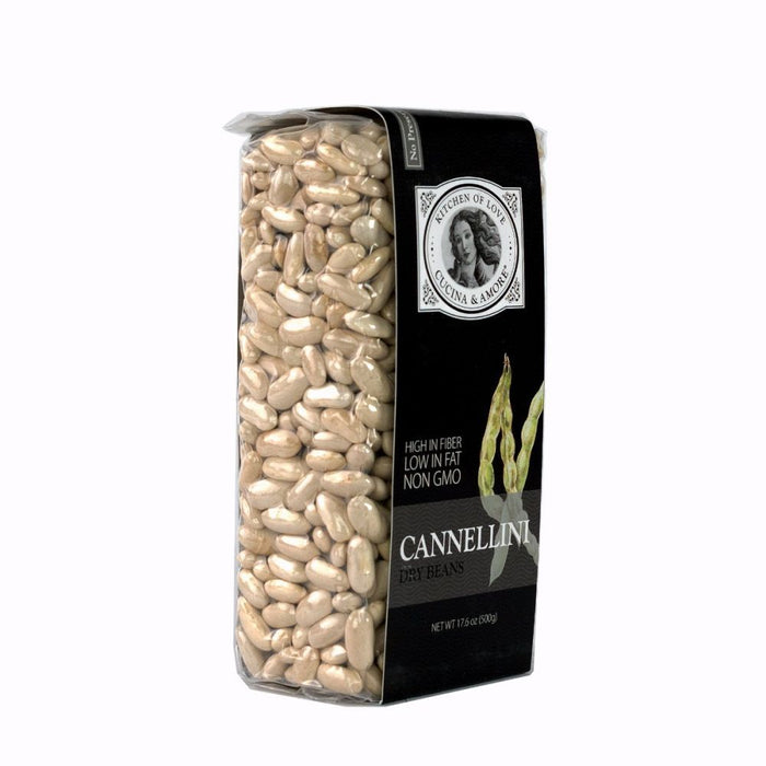 CUCINA & AMORE: Cannellini Dry Beans, 17.6 oz