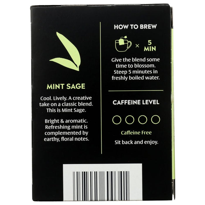 CHOICE TEA: Tea Herbal Mint Sage, 16 bg